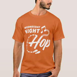 Wednesday Night Hop Logoshirt Familien Vintage-Ges T-Shirt