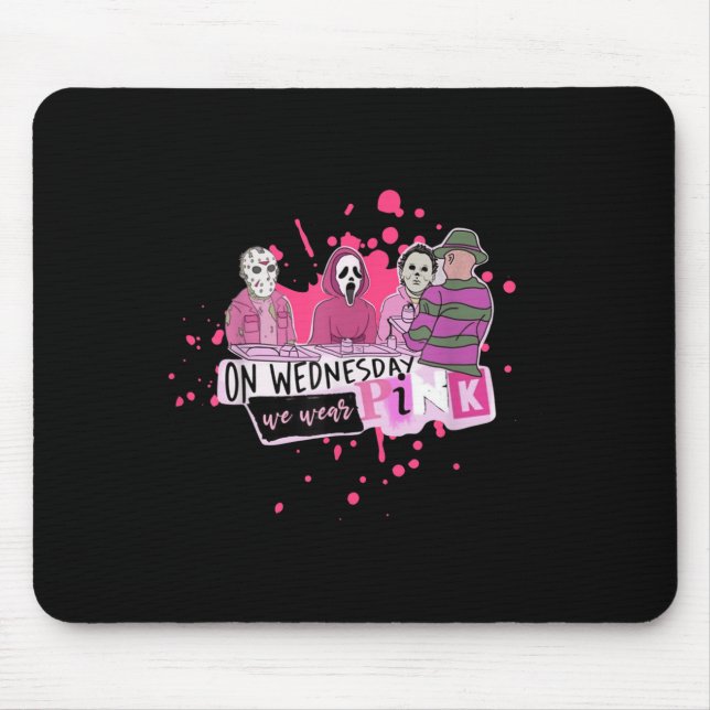Weds. We Wear Nk Horror Villain Halloween Oct. Sok Mousepad (Vorne)