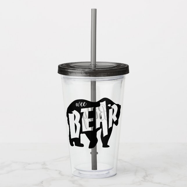 Wee Bear Acryltrinkbecher (Vorderseite)