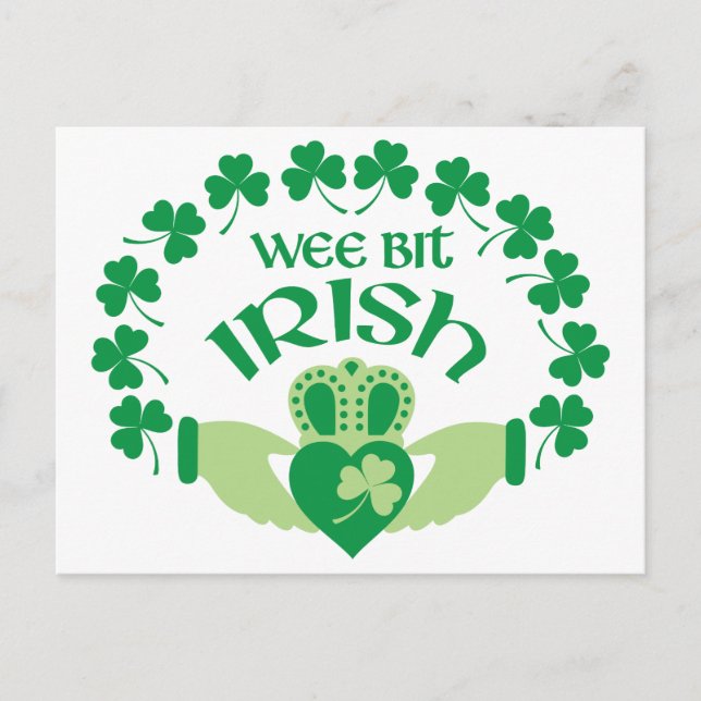 Wee Bit Irish Postkarte (Vorderseite)