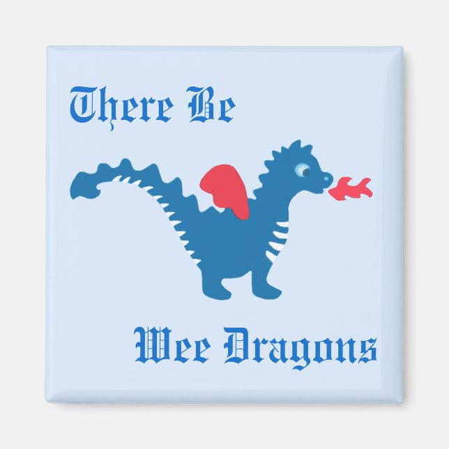 Wee Dragon Magnet (Vorne)