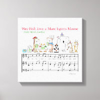 WEE FISH EWA MARE EGRETS MOOSE Sandra Boynton