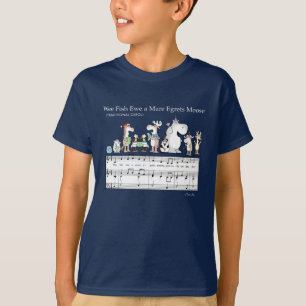 WEE FISH EWA MARE EGRETS MOOSE Sandra Boynton T- T-Shirt