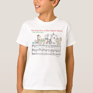 WEE FISH EWA MARE EGRETS MOOSE Sandra Boynton T- T-Shirt