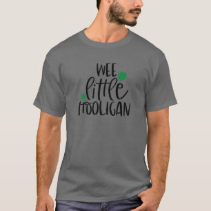 Wee Little Hooligan Irish Lucky Kleeblatt St Patri T-Shirt