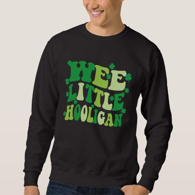 WEE LITTLE HOOLIGAN Kinder St Patrick's Day  Junge Sweatshirt (Vorderseite)