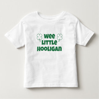 Wee Little Hooligan Kleinkind St Patrick's Day Gre Kleinkind T-shirt