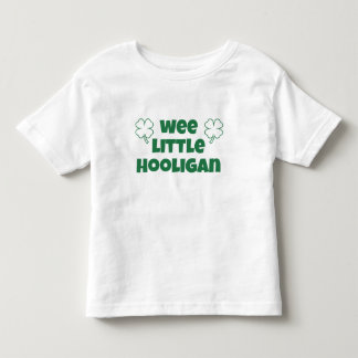 Wee Little Hooligan Kleinkind St Patrick's Day Gre T-shirt