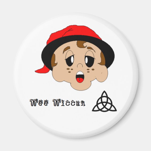 Wee Wiccan Magnet (Vorne)