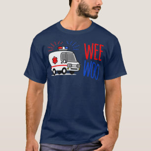 WEE WOO AMR. EMT AMR. Paramedic Tee SHIRT für Männ