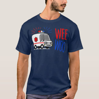 WEE WOO AMR. EMT AMR. Paramedic Tee SHIRT für Männ