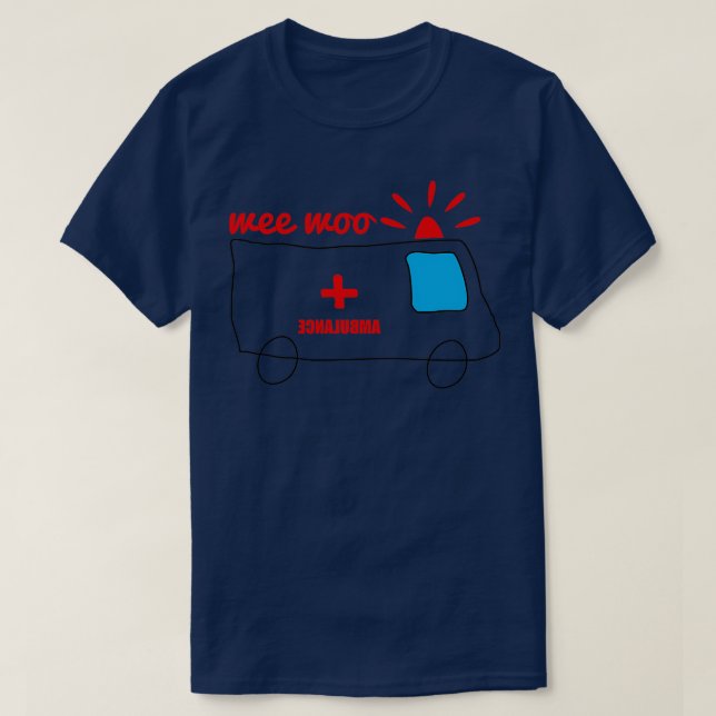 Wee Woo Wee Woo T-Shirt (Design vorne)