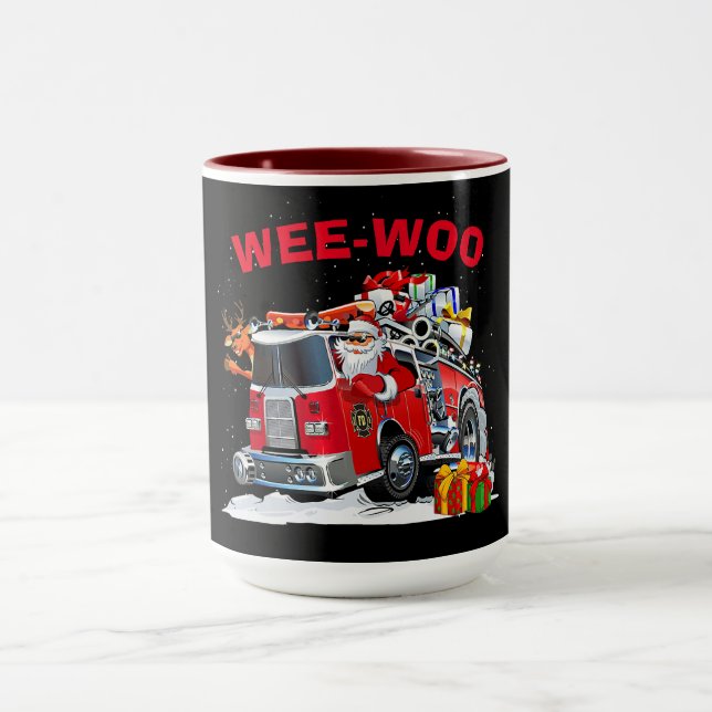 WEE-WOO Weihnachtsdesign mit Santa Tasse (Zentrum)