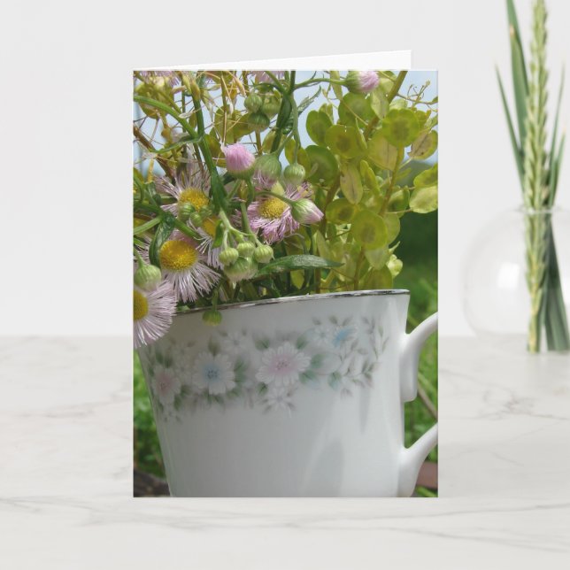 Weed Bouquet Karte (Vorderseite)