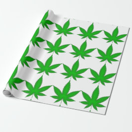 Weed Leaf Christmas Personalisiert Geschenkpapier