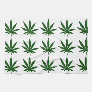 Weed Leaf Handtuch