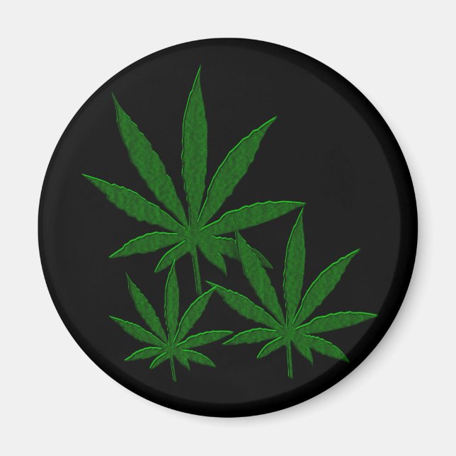 Weed Leaf Magnet (Vorne)