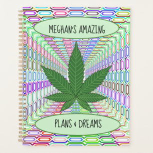 Weed Leaf Munchies Personalisiert Planer