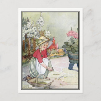 Weeding Paths von Anne Anderson Postkarte