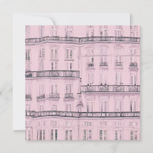 Weekend a Paris Einladung (Vorderseite)