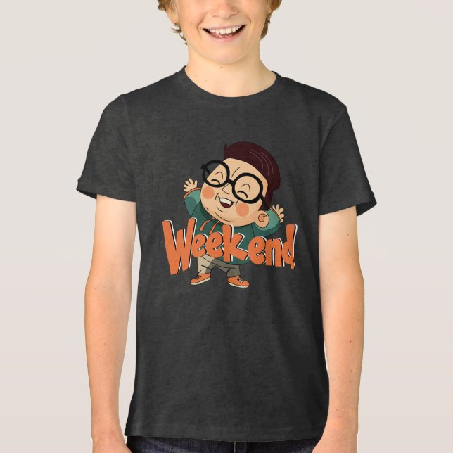 Weekend Escape T - Shirt: Ein Muss Tri-Blend Shirt (Vorderseite)