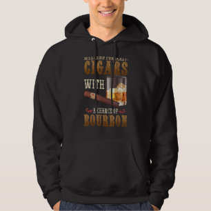 Weekend Forecast Cigars und Bourbon Scotch Whiskey Hoodie