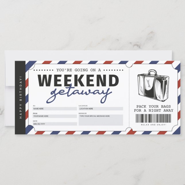Weekend Gabe Ticket Voucher (Vorderseite)