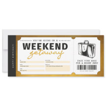 Weekend Gold Geschenkgutschein für Reisen