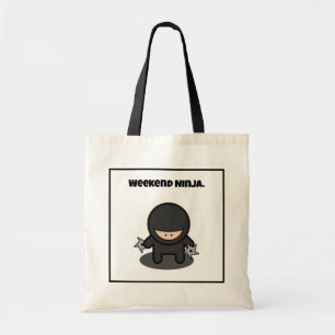 Weekend Ninja Funny Niedlich Japan Cartoon Tragetasche
