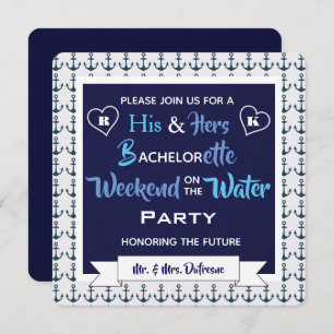 "Weekend on the Water" Einladung seiner & ihrer