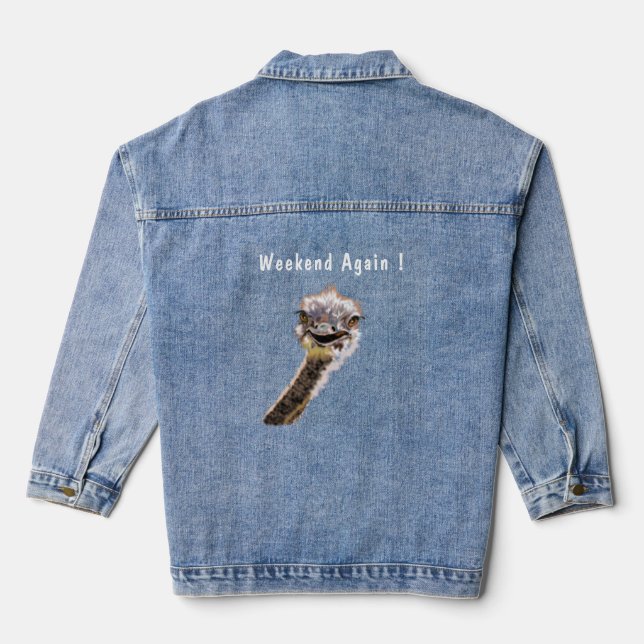 Weekend Ostrich Denim Jacket Jeansjacke (Rückseite)