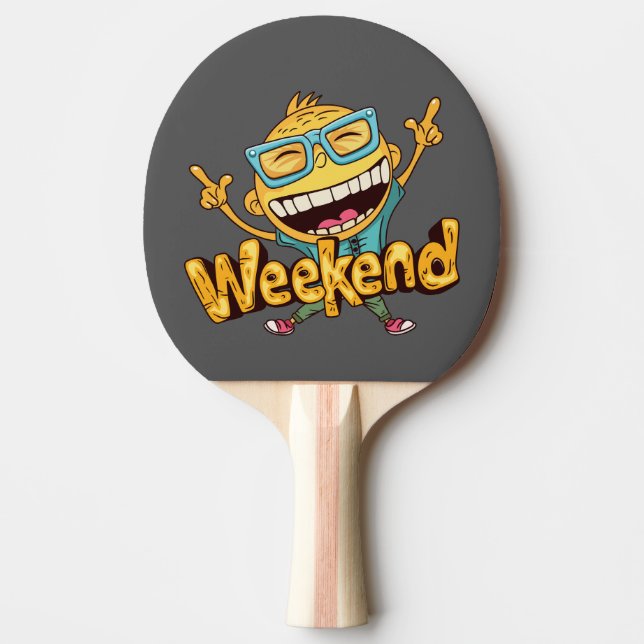 Weekend Ping Pong Paddle Tischtennis Schläger (Vorderseite)