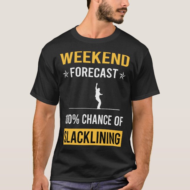 Weekend Slacklinline Slackline T-Shirt (Vorderseite)