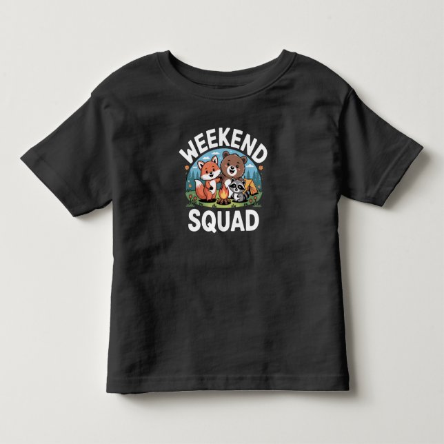 Weekend Squad Kleinkind T-shirt (Vorderseite)