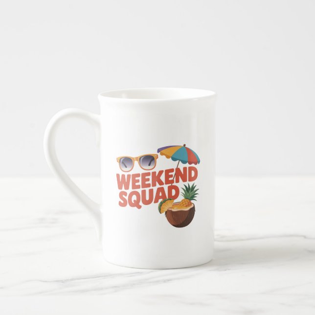 Weekend Squad Prozellantasse (Links)