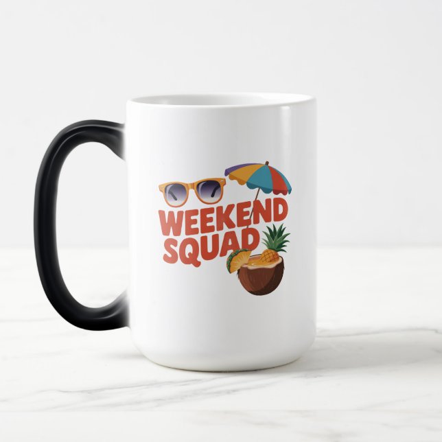 Weekend Squad Verwandlungstasse (Links)