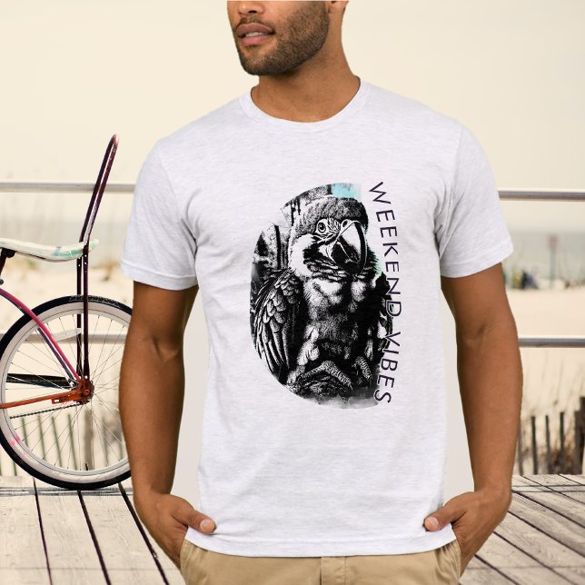 Weekend Vibes Black Graphic T - Shirt (Von Creator hochgeladen)