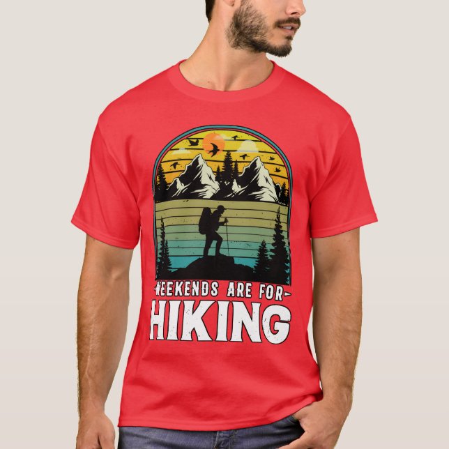 Weekends Are For Hiking Nature Camping boy T-Shirt (Vorderseite)