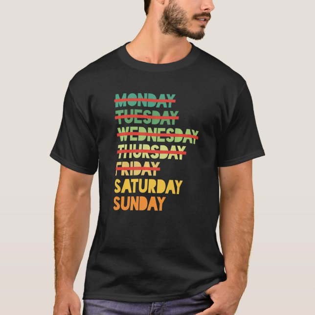Weekends Are The Best Part Of The Week Premium T-Shirt (Vorderseite)
