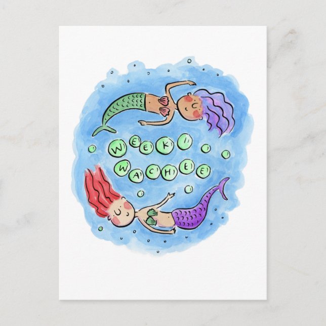 Weeki Wachee Postkarte (Vorderseite)