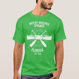 Weeki Wachee Springs Staat Park Florida Canoeing S T-Shirt