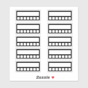 Weekly Habit Tracker Aufkleber