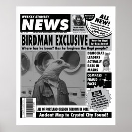 Weekly Stanley News Cover Birdman Exclusive Poster