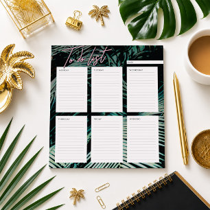 Weekly To Do List Planner Notepad Notizblock