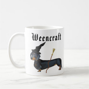 Weencraft Dackel-Hexe lustig Kaffeetasse