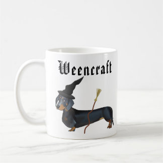 Weencraft Dackel-Hexe lustig Kaffeetasse