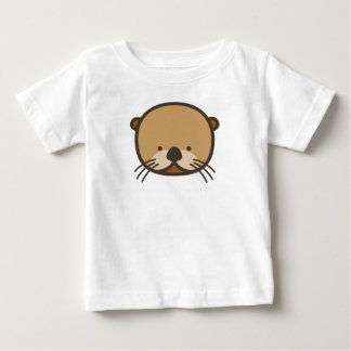 WeeOnez Otter Baby Fine Jersey T - Shirt