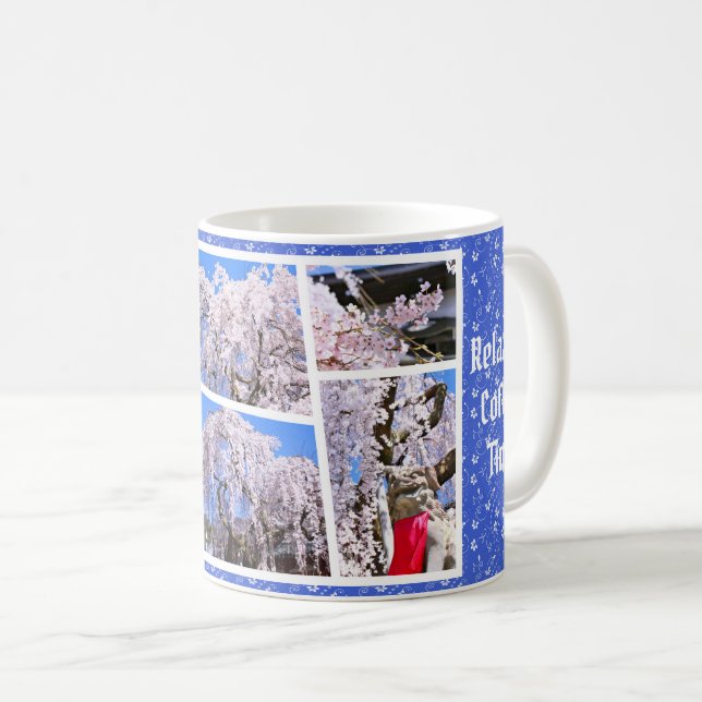 Weeping Cherry コーヒーマグカップ Kaffeetasse (VorderseiteRechts)
