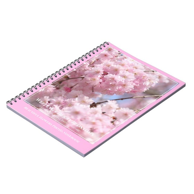 Weeping Cherry Blossoms [Foto-Notebook] Notizblock (Linke Seite)