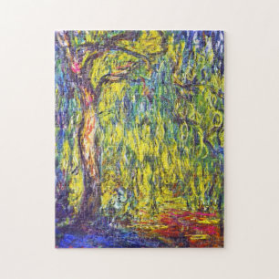 Weeping Willow Claude Monet lebendige Malkunst Puzzle